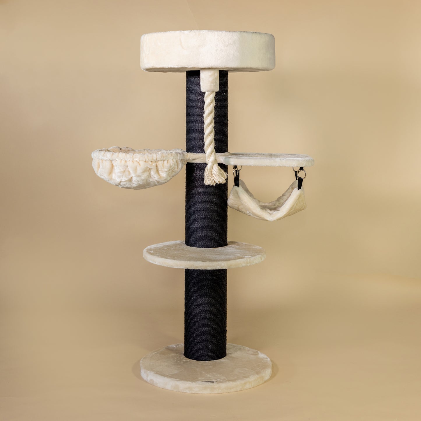 Cat Tree Maine Coon Sleeper Blackline Crown Plus (Cream)