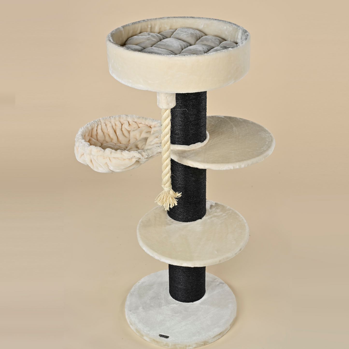 Cat Tree Maine Coon Sleeper Blackline Plus (Cream)