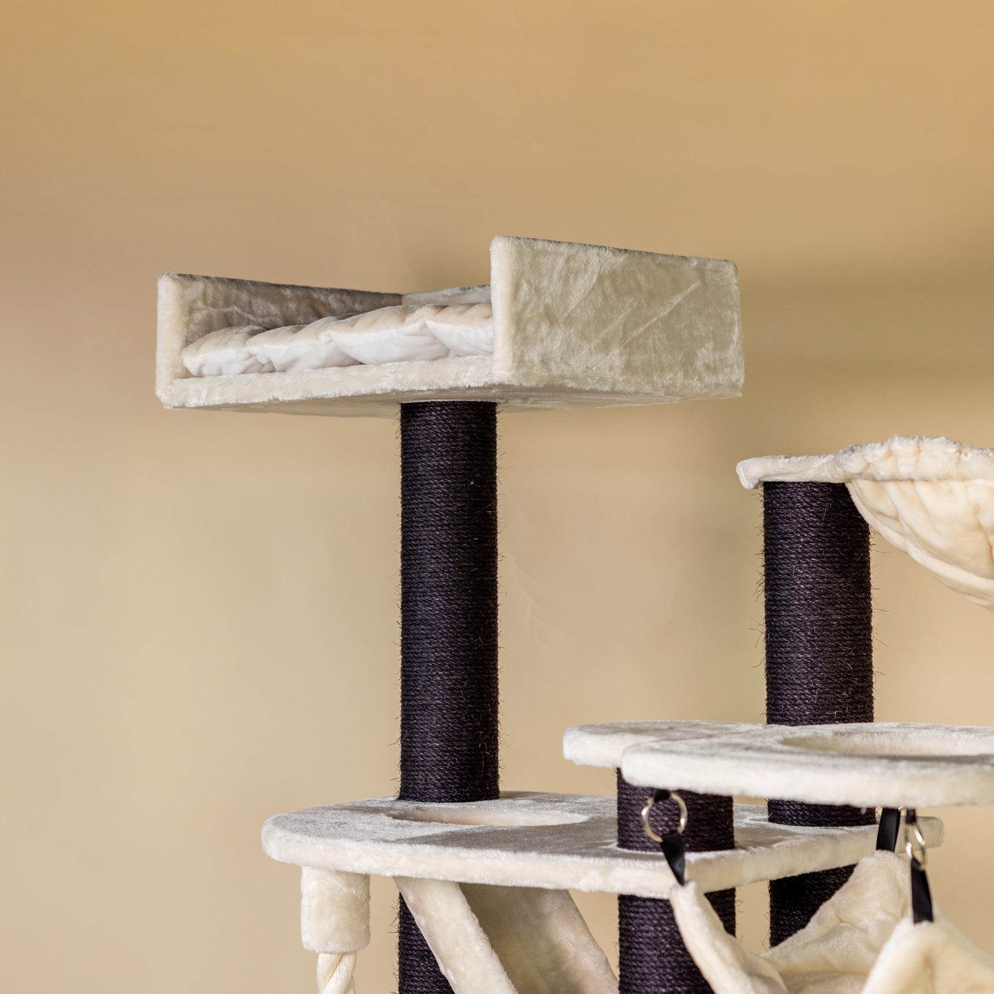 Cat Tree Cat Penthouse Blackline Crown (Cream)