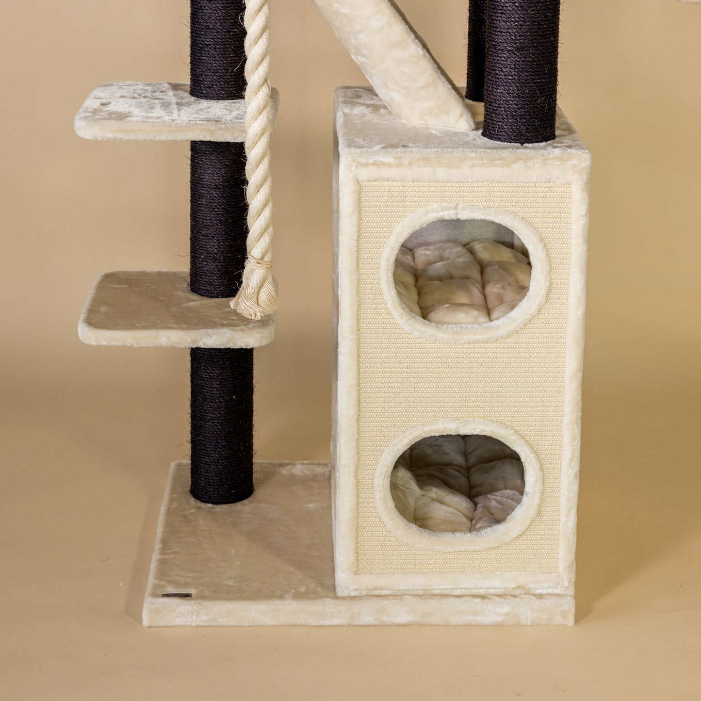 Cat Tree Cat Penthouse Blackline Crown (Cream)