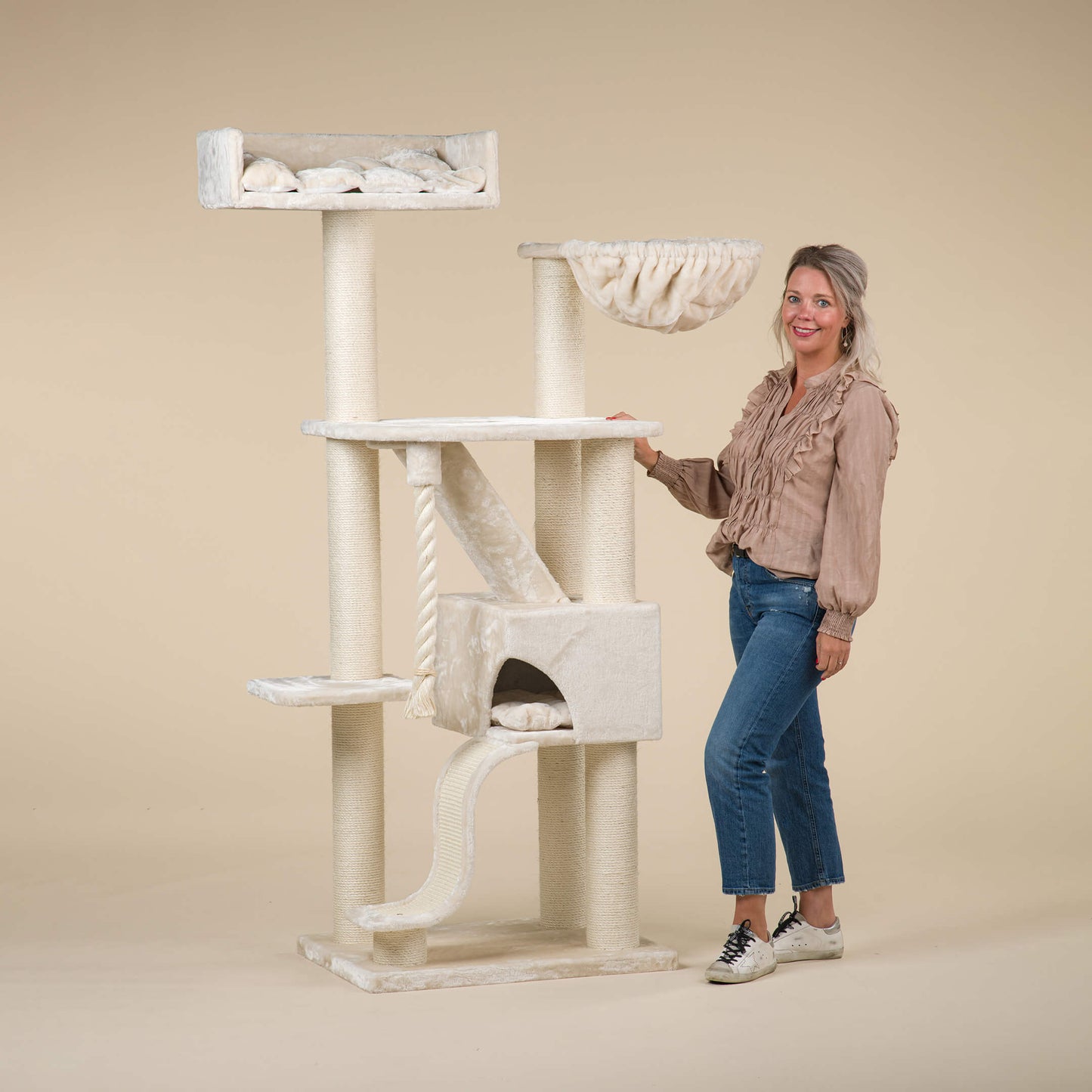 Cat Tree Kilimandjaro de Luxe Plus (Cream)