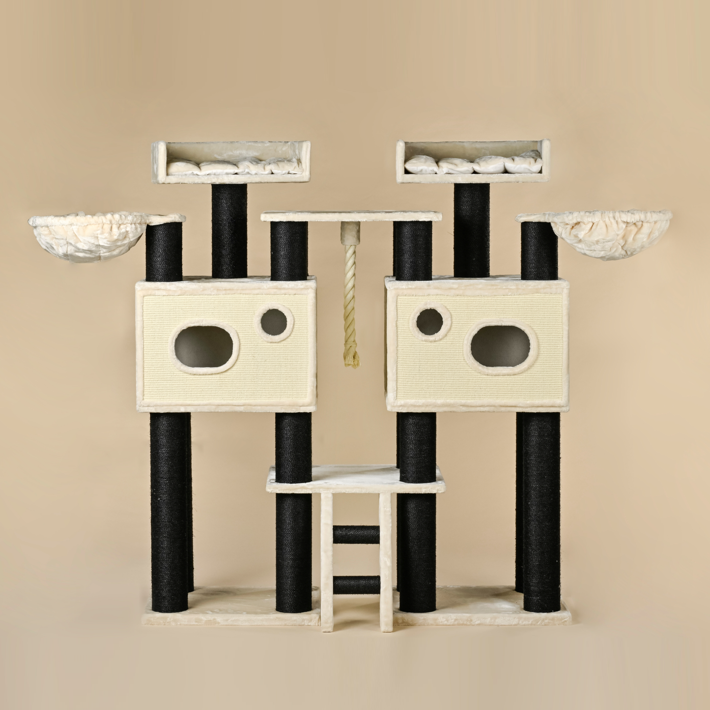 Cat Tree Royal Cat Palace Blackline (Cream)