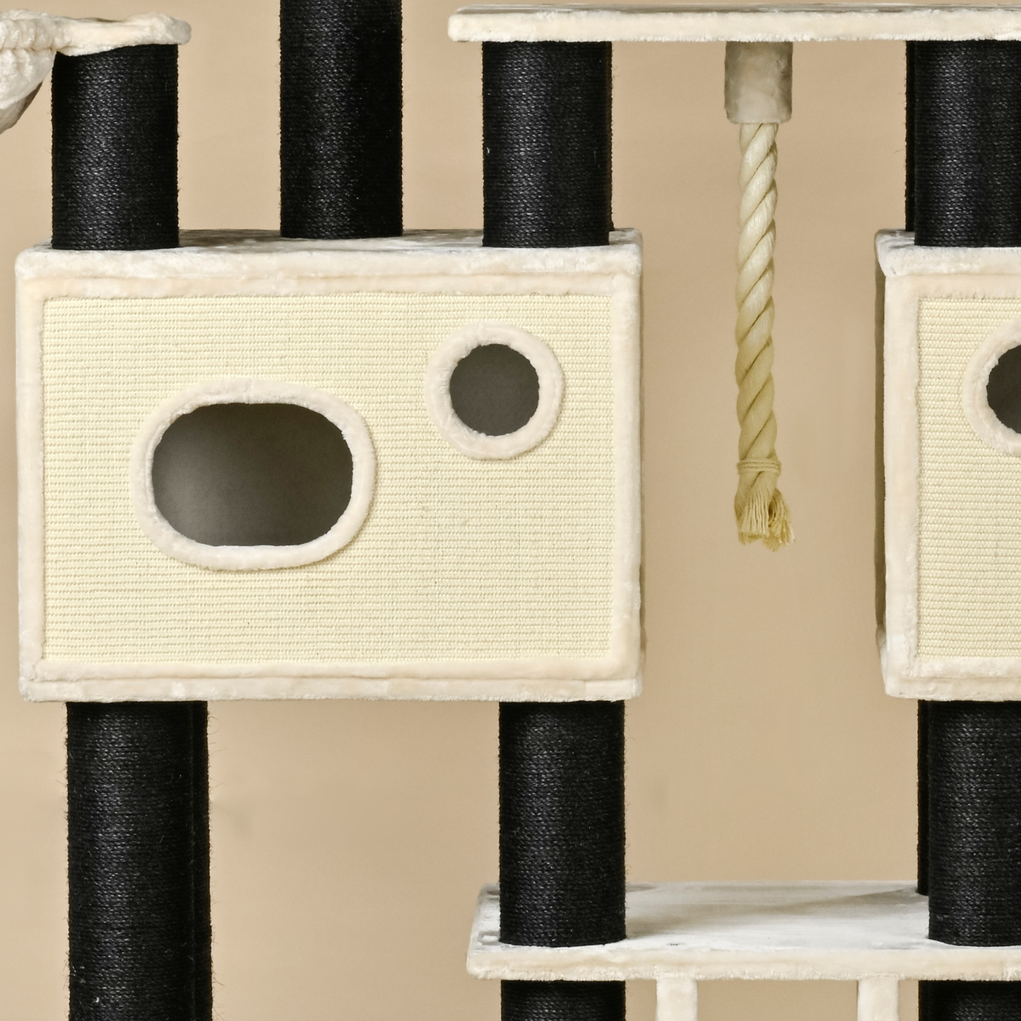 Cat Tree Royal Cat Palace Blackline (Cream)