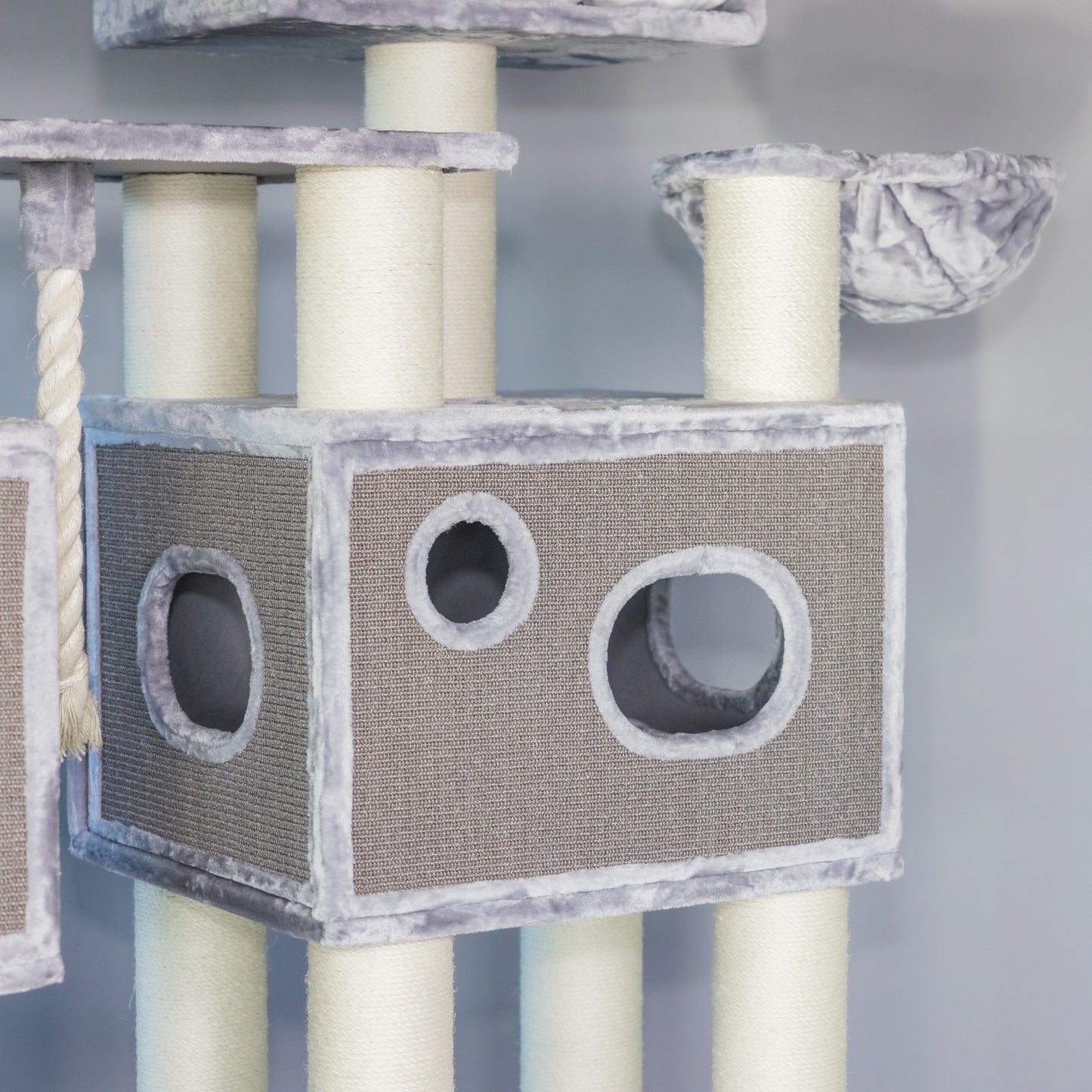 Cat Tree Royal Cat Palace (Light Grey)