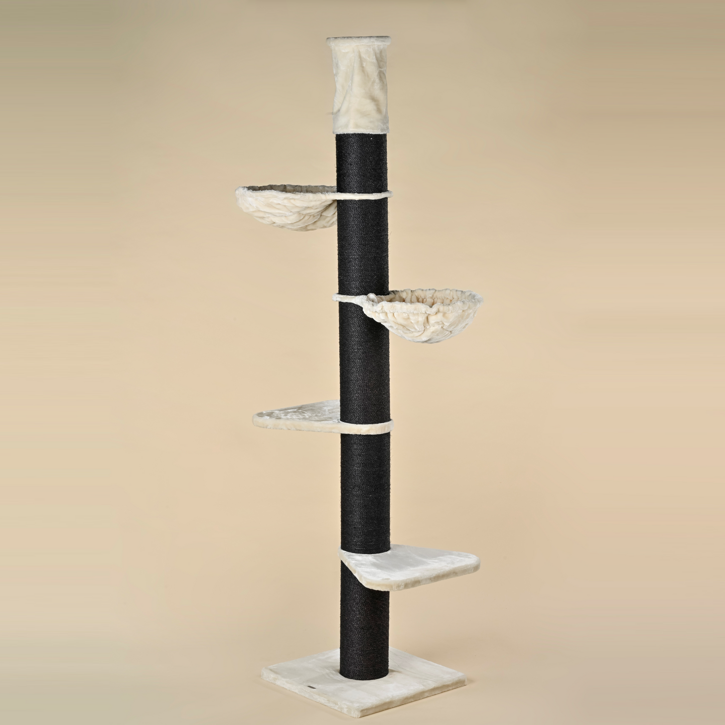 Cat Tree Maine Coon Tower Blackline (Cream)