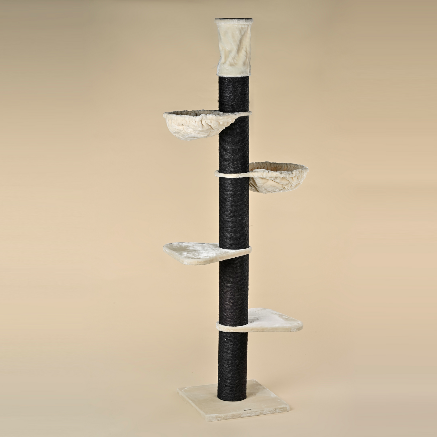 Cat Tree Maine Coon Tower Blackline (Cream)