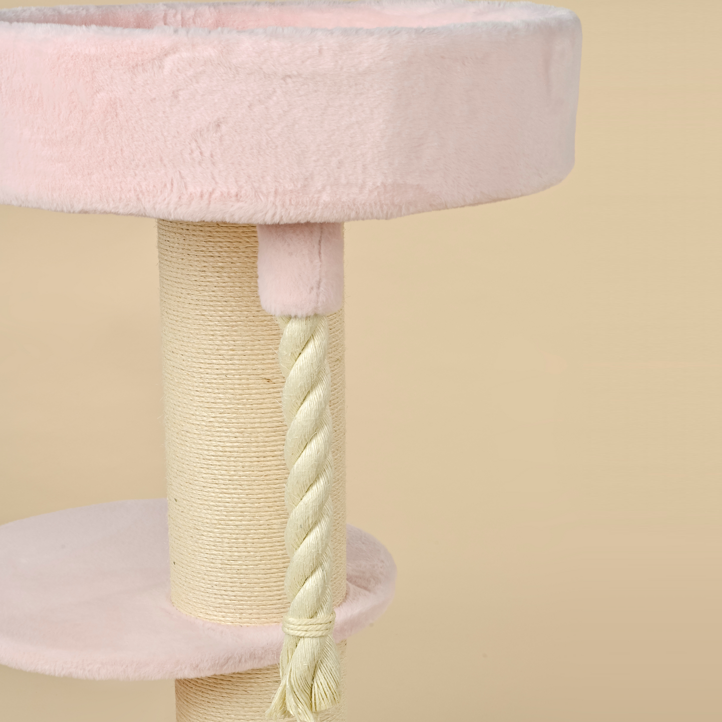 Cat Tree Maine Coon Lounge Sleeper (Pink Teddy)