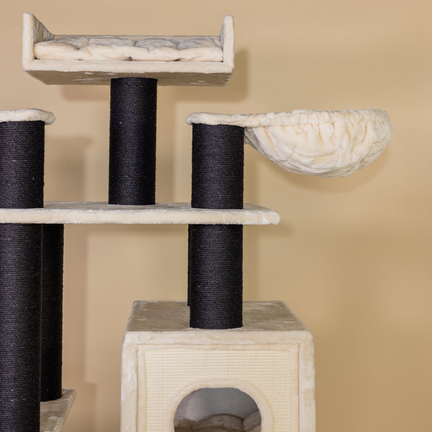Cat Tree Cat Paradise Blackline (Cream)