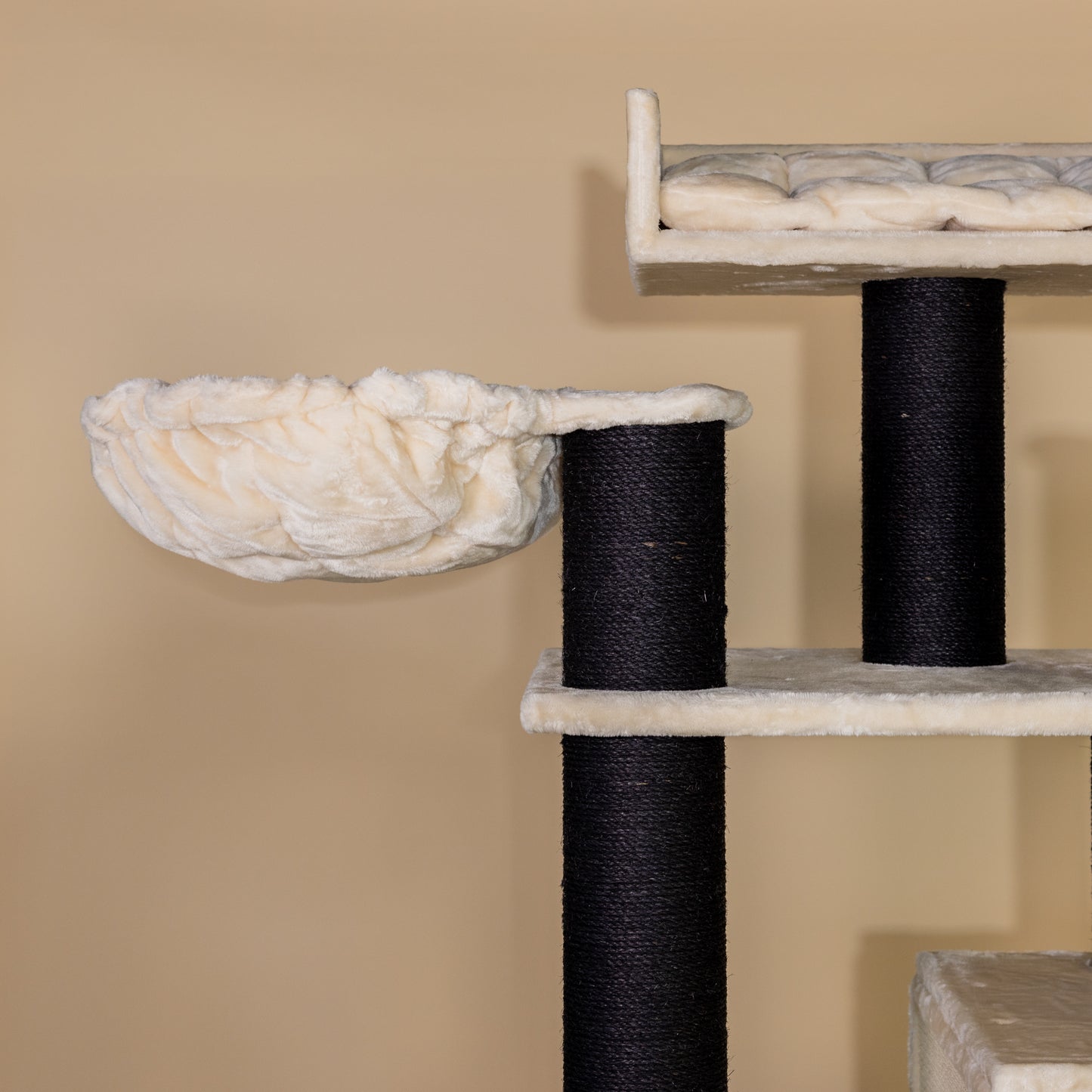 Cat Tree Cat Paradise Blackline (Cream)
