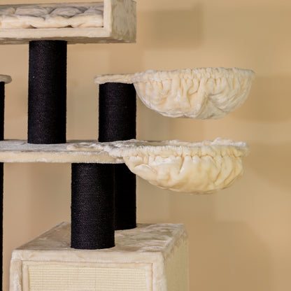 Cat Tree Cat Paradise Blackline Plus (Cream)