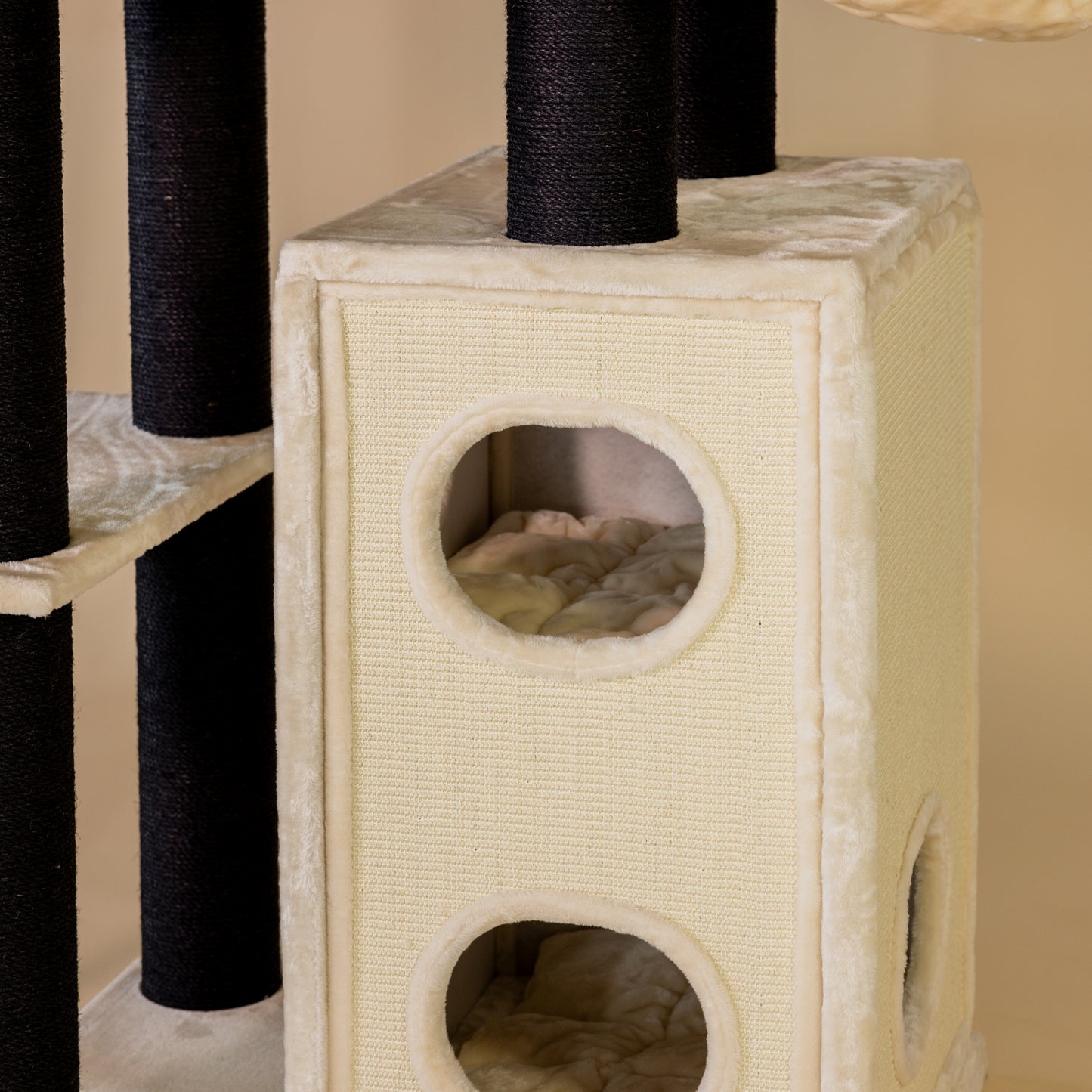Cat Tree Cat Paradise Blackline Plus (Cream)