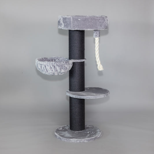 Cat Tree Maine Coon Sleeper Blackline de Luxe (Light Grey)