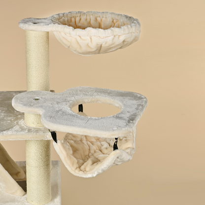 Cat Tree Cat Penthouse Crown (Cream)