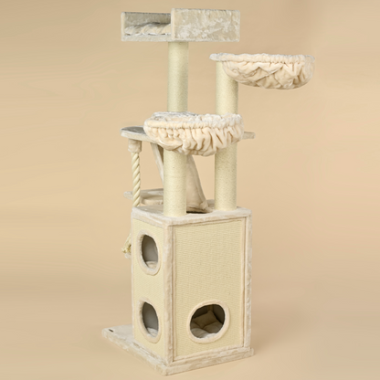 Cat Tree Cat Penthouse Plus (Cream)