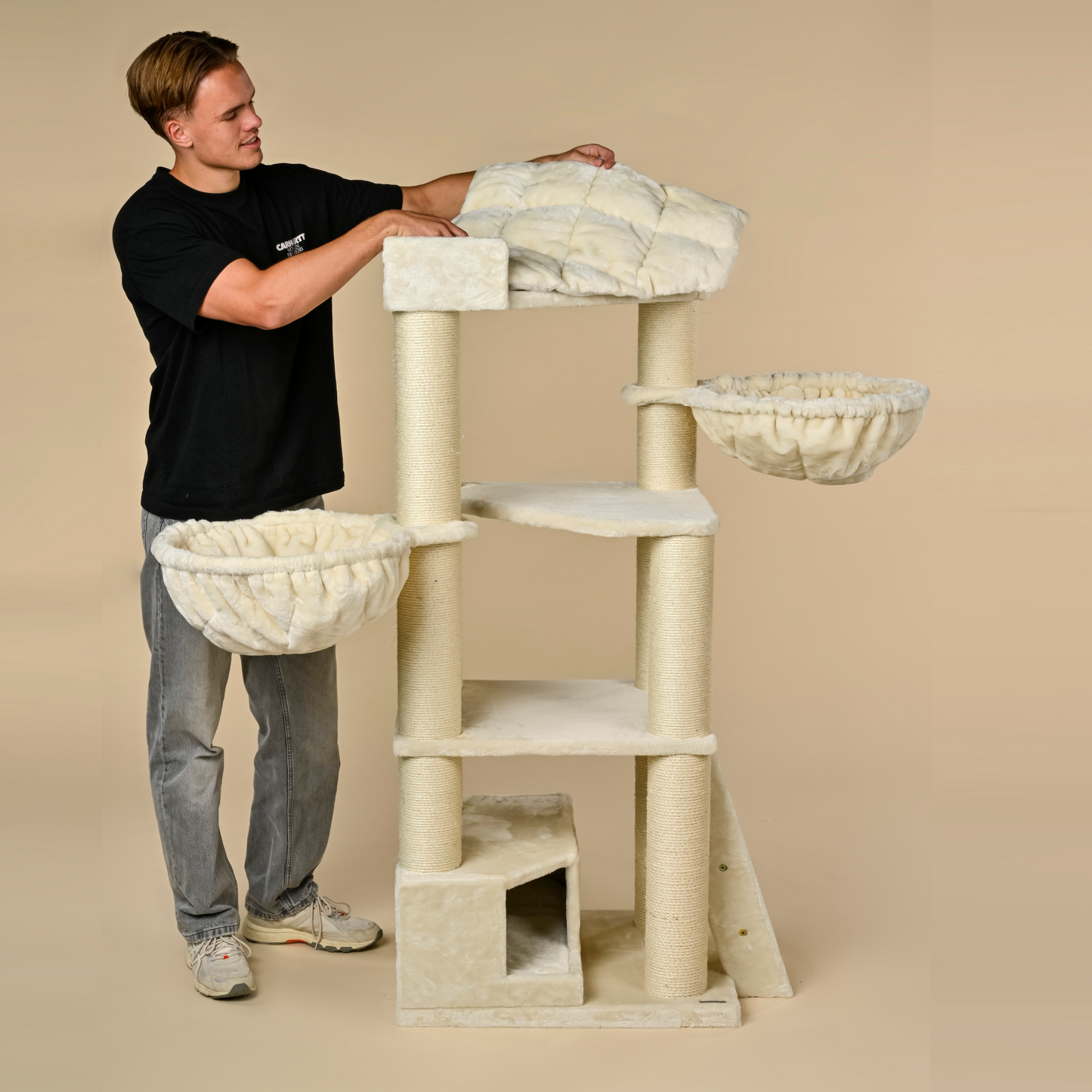 Cat Tree Corner Coon (Cream)