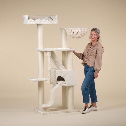 Cat Tree Kilimandjaro de Luxe Plus (Cream)