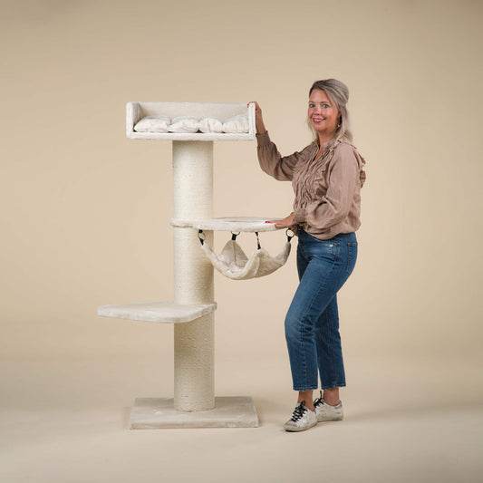 Cat Tree Royalty Crown (Cream)