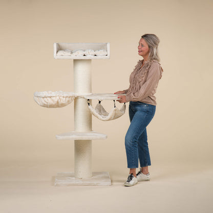Cat Tree Royalty Crown Plus (Cream)