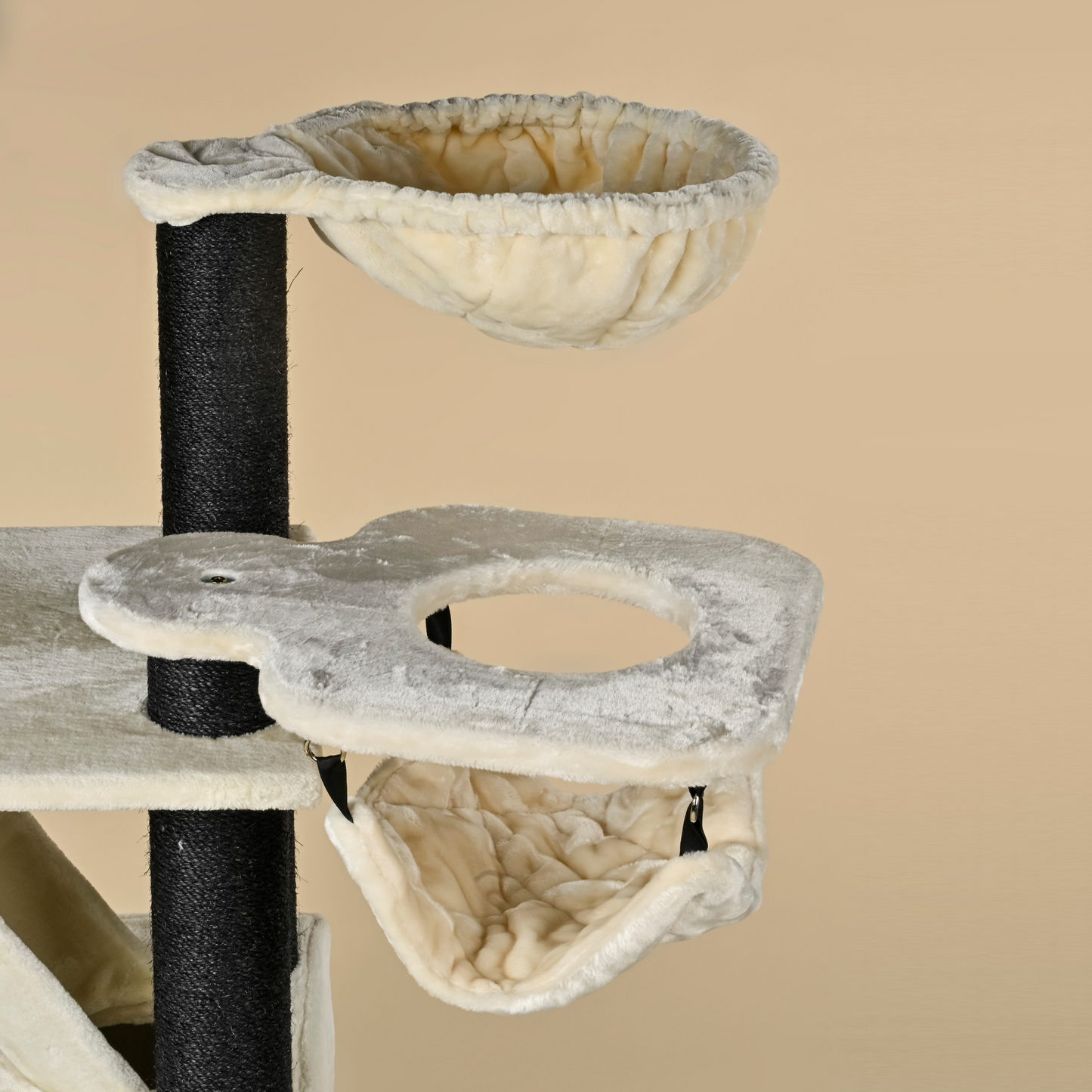 Cat Tree Kilimandjaro de Luxe Blackline Crown (Cream)