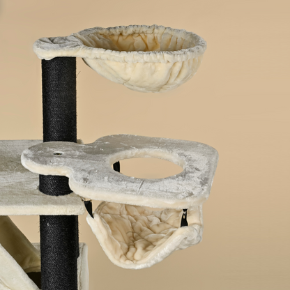 Cat Tree Kilimandjaro de Luxe Blackline Crown (Cream)