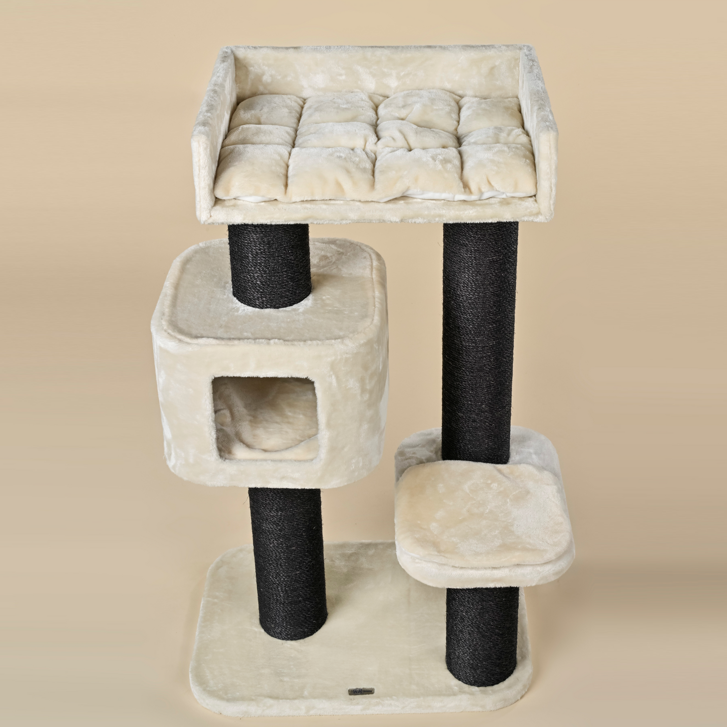 Cat Tree Devon Rex Blackline (Cream)