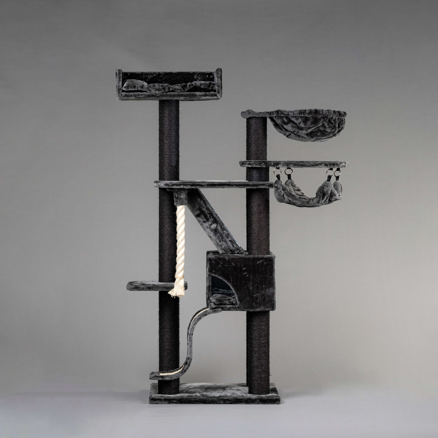 Cat Tree Kilimandjaro de Luxe Blackline Crown (Dark Grey)