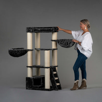 Cat Tree Corner Coon (Dark Grey)