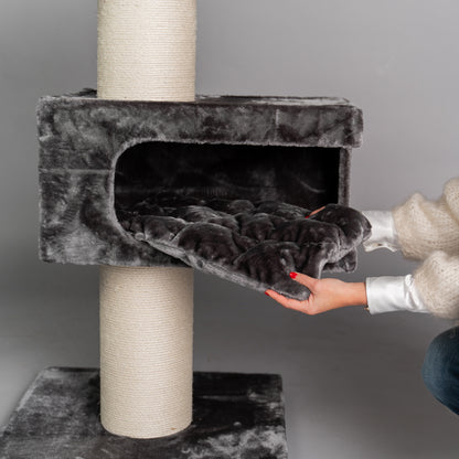 Cat Scratcher Maine Coon Lounge Retreat (Dark Grey)
