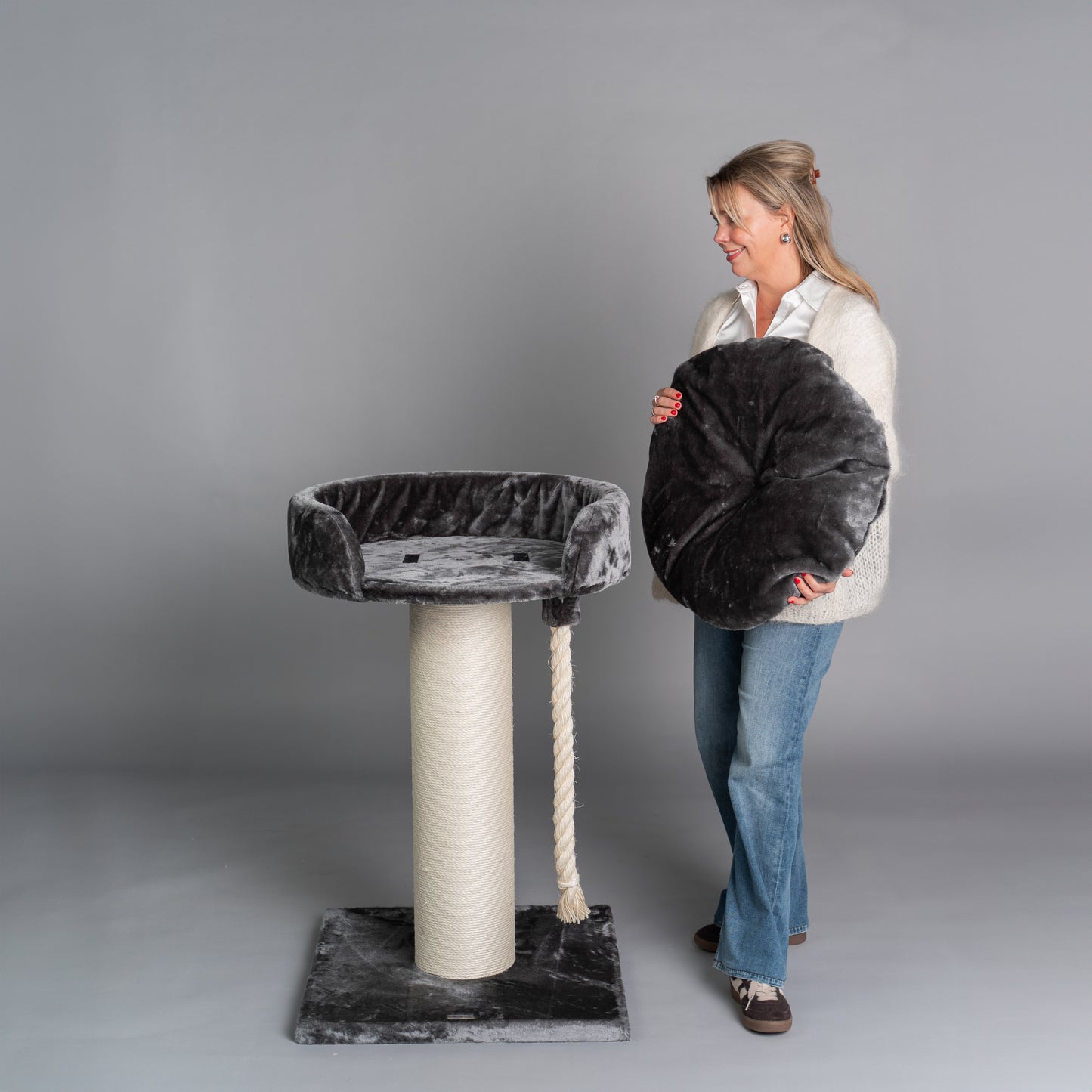 Cat Tree Chartreux (Dark Grey)