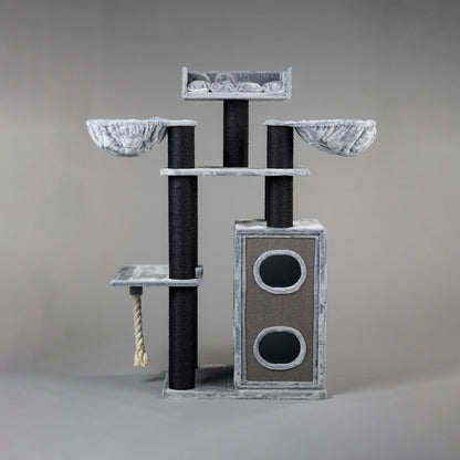Cat Tree Cat Paradise Blackline (Light Grey)