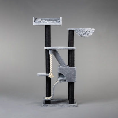 Cat Tree Kilimandjaro de Luxe Blackline (Light Grey)