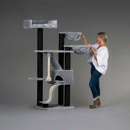 Kat Boom Kilimandjaro de Luxe Blackline Plus (Lichtgrijs)