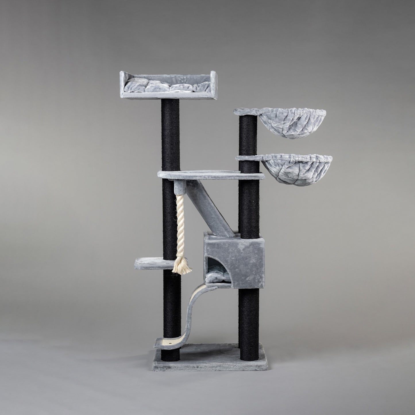 Cat Tree Kilimandjaro de Luxe Blackline Plus (Light Grey)