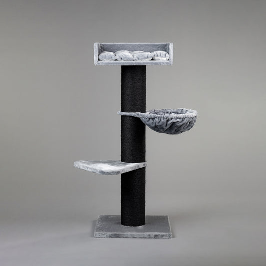 Kratzbaum Royalty Blackline de Luxe (Hellgrau)