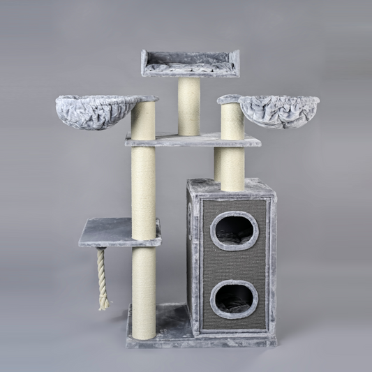 Cat Tree Cat Paradise (Light Grey)