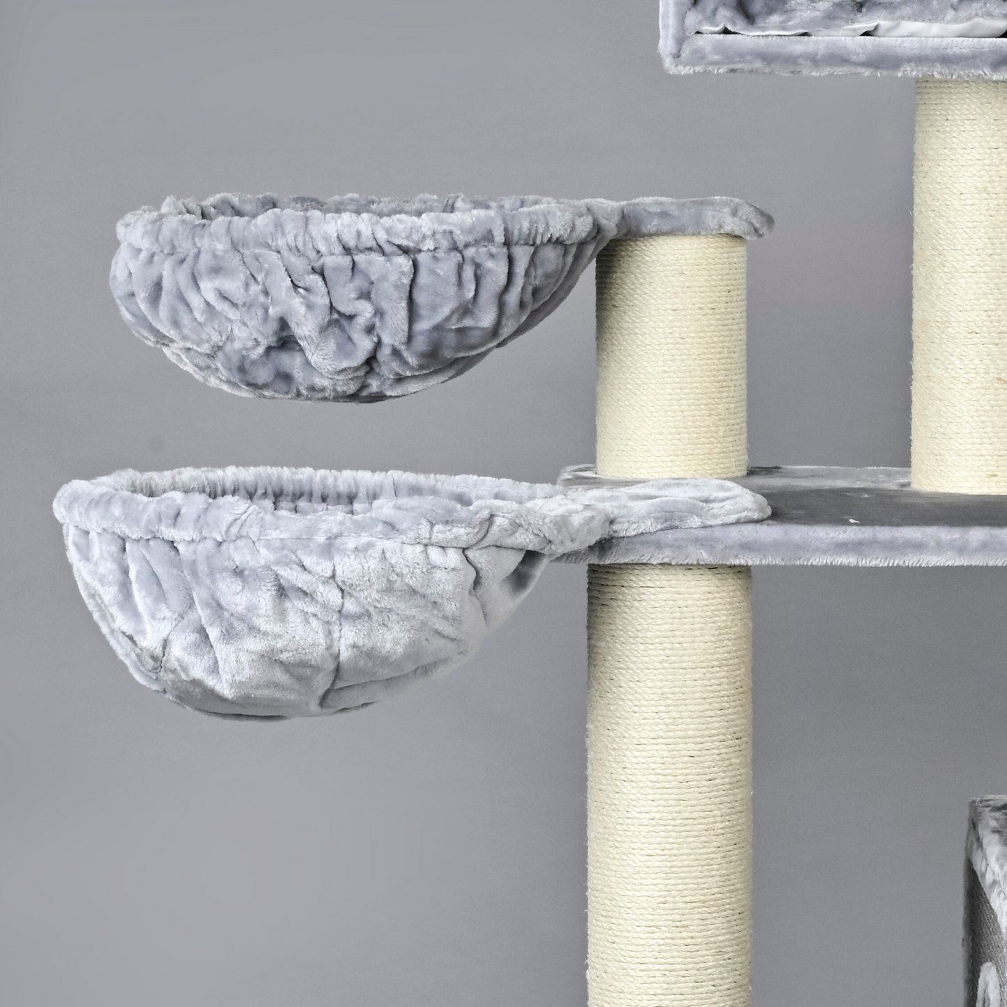 Cat Tree Cat Paradise Plus (Light Grey)