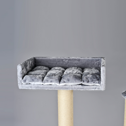 Cat Tree Cat Penthouse Crown (Light Grey)