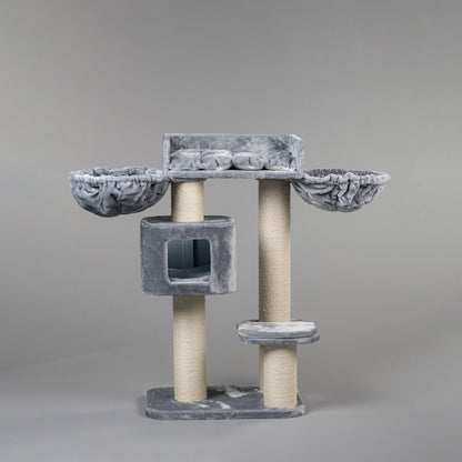 Cat Tree Devon Rex Plus (Light Grey)
