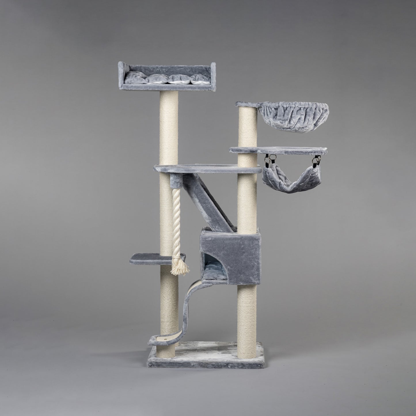 Cat Tree Kilimandjaro de Luxe Crown (Light Grey)