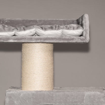 Cat Scratcher Maine Coon Lounge Retreat (Light Grey)
