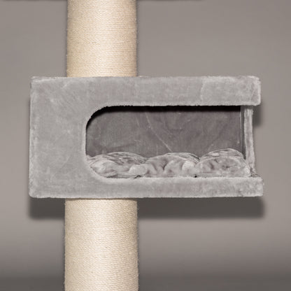 Cat Scratcher Maine Coon Lounge Retreat (Light Grey)