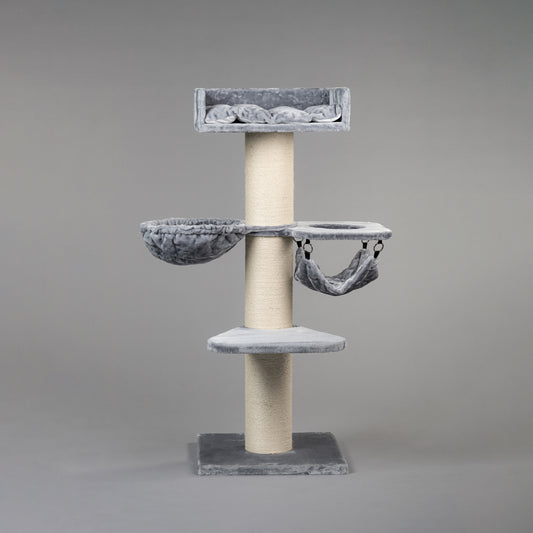 Cat Tree Royalty Crown (Light Grey)