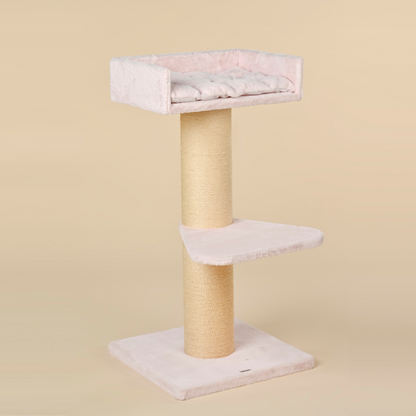 Cat Tree Maine Coon Lounge (Pink Teddy)