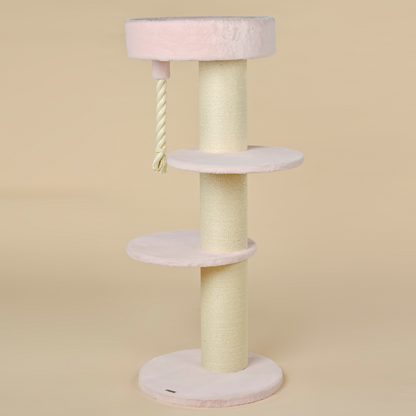 Cat Tree Maine Coon Sleeper (Pink Teddy)