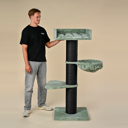 Cat tree Royalty Blackline De luxe (Pistachio Teddy)