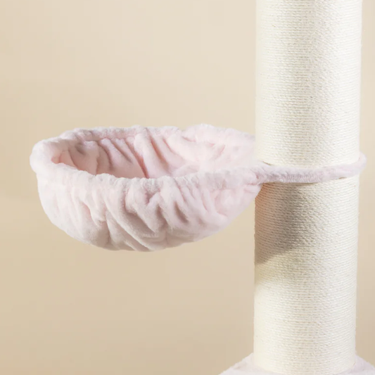 Grote, Roze Teddy Hangmat de Luxe (voor 20cm palen)