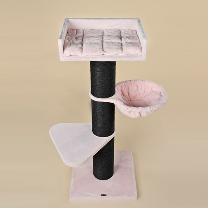 Cat Tree Royalty Blackline de Luxe (Pink Teddy)