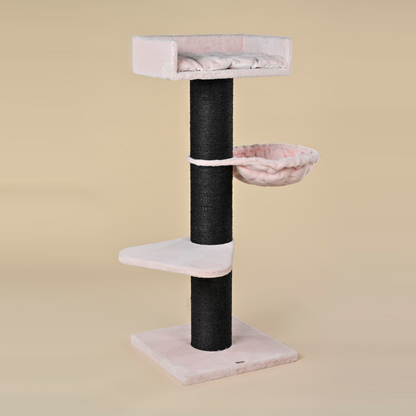 Cat Tree Royalty Blackline de Luxe (Pink Teddy)