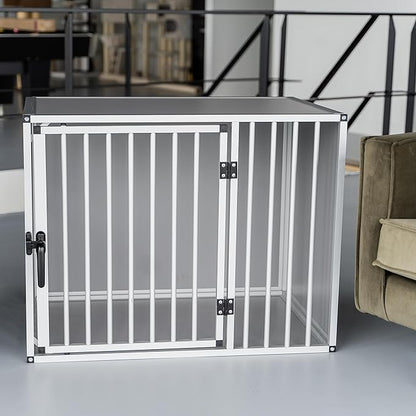 Hondenbench Bluf | 91 x 60 x 71 cm | Aluminium Bank