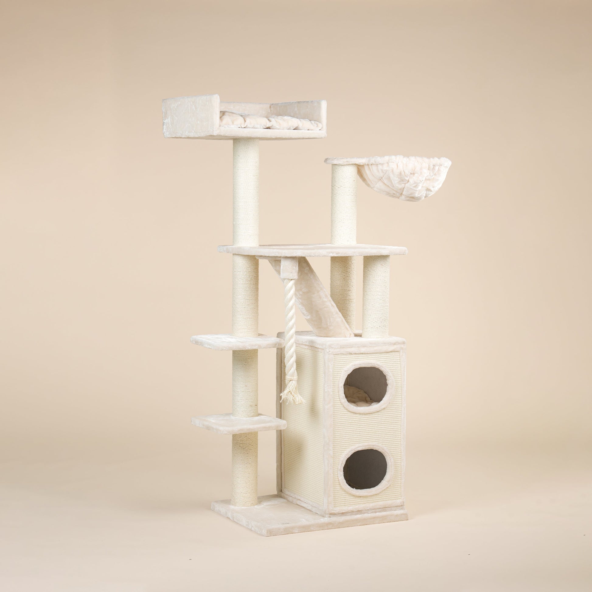 Krabpaal Cat Penthouse (Creme)